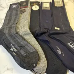 BURBERRY dunhillなど紳士靴下5足セットのサムネイル