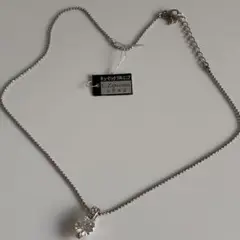 キュービックジルコニア　シルバーネックレス ダイヤモンドカット