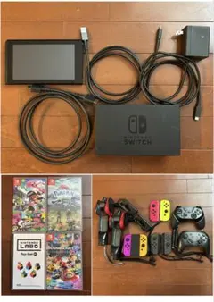 Nintendo Switch 本体 ブラック 付属品完備[一部ジャンク品]