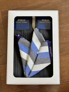 POLO RALPH LAUREN靴下2足とハンカチセット
