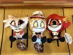 ハズビン・ホテルへようこそ　おすわりぬいぐるみ　3種セット　ラウンドワン限定品