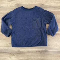 子供服　ユニクロ　長袖　トレーナー　サイズ110 紺色　ネイビー　男の子　女の子