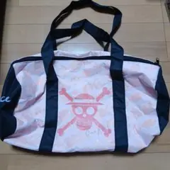 One piece ダッフルバッグ ピンク ブラック