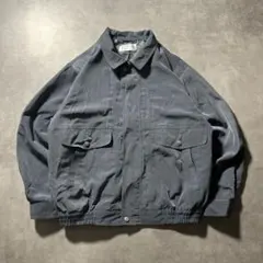 EVINRUDE ワンポイントロゴ ブルー ショート ブルゾン ジャケット