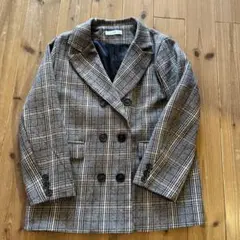 チェック柄ジャケット