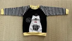 トレーナー　裏起毛　110 くま　動物