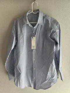 新品GU ストライプシャツ Sサイズ ブルー