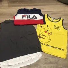 ピカチュウタンクトップとFILAタンクトップセットのサムネイル