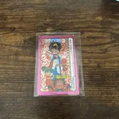 魔神英雄伝ワタル2 カード切り抜きアルミ夏鬼丸当時物1990-04