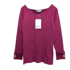 TRUDEA トルディア タグつき トップス お花ビジュー M