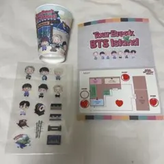 韓国限定　pop up BTS インザソム　イベント　ステッカー　紙コップ