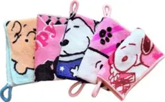 ■新品■スヌーピー ループ付タオルセット 5枚セット