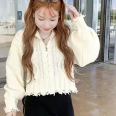 classicalelf ケーブルニット