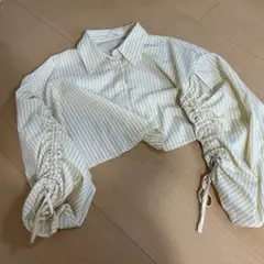 ciaopanic ショート丈　ストライプシャツのサムネイル