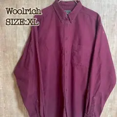 Woolrich ウールリッチ 90s BDシャツ XL 赤紫 パープル