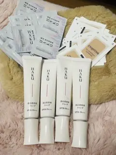 HAKU 薬用美白美容液ファンデ4本＋サンプル40枚付き