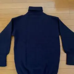 Niffi ネイビー フィッシャーマンセーター Mサイズ　英国製