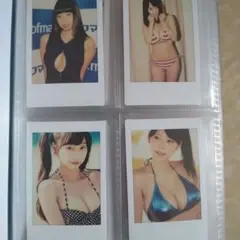 青山ひかる　チェキ　４枚