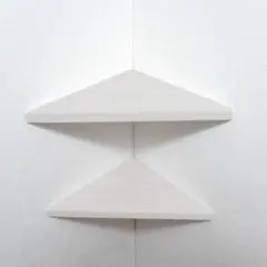 色々選べるコーナーシェルフ　ウォールシェルフ　カラー　ホワイト　棚