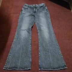 LGB 【美品】フレアデニム　裾ジップ　お兄系　vkei archive 00s vkei archive flare denim 平成 ギャル お兄系 - メルカリ