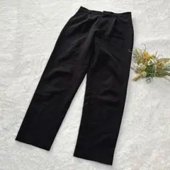 美品✨【ジーユー】GU ストレッチテーパードパンツ ブラック L