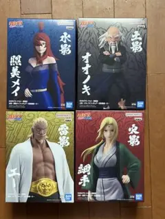 NARUTO疾風伝〜五影集結〜綱手、照美メイ、エー、我愛羅 フィギュア