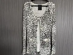 ムルーアアニマルヒョウ柄カーディガン