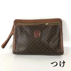 CELINE セリーヌ マカダム柄 クラッチバッグ セカンドバッグ レディース