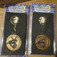 JR東日本　ポケモンスタンプラリー2025 黒いレックウザスペシャルメダル　2個