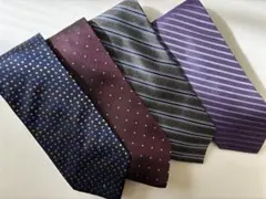 【値下げ】 カルバンクライン Calvin Klein ネクタイ 4本セット