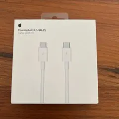 純正 Thunderbolt 3 (USB-C) Cable 0.8m