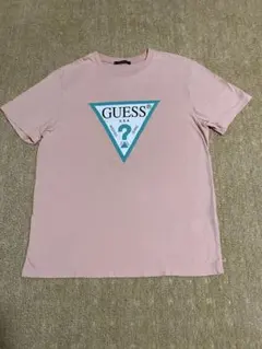 GUESS Tシャツ ピンク メンズ XL