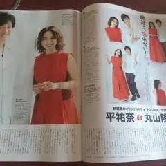 月刊TVガイド10月号 平祐奈 丸山隆平 切り抜き