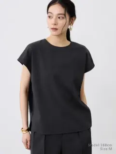 PLST 新品　ポリエステルオックスtブラウス　S ネイビーのサムネイル