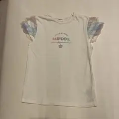 BABYDOLL 袖フリルTシャツ