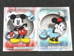 ミッキー＆ミニー 2枚 2026 Topps Chrome Disneyのサムネイル