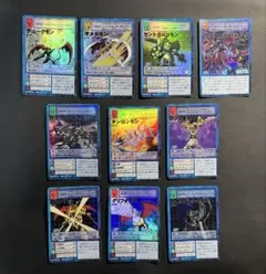 デジモン 10枚セット　デュークモン　オメガモン　ファラオモン他