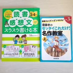 読解力がグングンのびる! 読書感想文がスラスラ書ける本 3 4年 2冊セット
