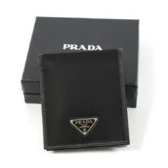 【新品】 PRADA 二つ折り財布 テスート/サフィアーノ トライアングルロゴのサムネイル