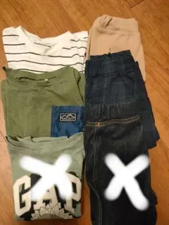 GAP 恐竜プリント長袖Tシャツとパンツセット