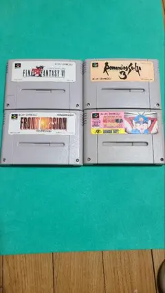 ファイナルファンタジーⅥ ロマンシングサガ3 フロントミッション 4本セット