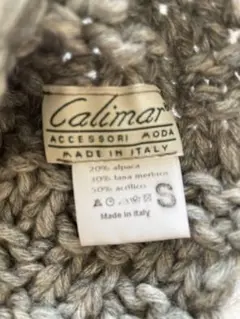 Calimar ケーブル編みスヌードS グレー