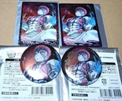 鬼滅の刃 AnimeJapan アニプレックス 缶バッジ クリアカード 猗窩座