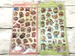 クレヨンしんちゃん ウォーターシール ぷっくら、シール 2シートセット