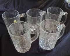 値下げ　コップ　HOYA　クリスタル　ビアグラス　ジョッキ　ビールジョッキ