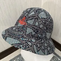 新品　ヴィヴィアンウエストウッド　バケットハット　男女兼用　ORB総柄　ブルー系