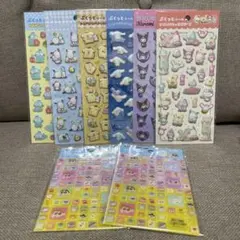 サンリオ　ぷくっとシール　シール　タイルシール　クレヨンしんちゃん8シートセット