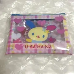 サンリオ ウサハナ キャンディ入り フラットポーチ