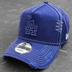 海外モデル NEW ERA LA CAP ドジャース キャップ お洒落な加工