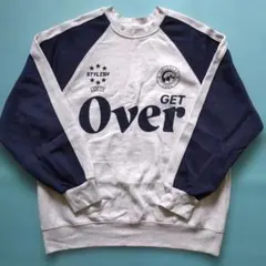 Over プリントロゴ トレーナーＬサイズ